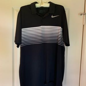Men’s Black/white Nike Golf Shirt Sz XL 🏌🏼‍♂️